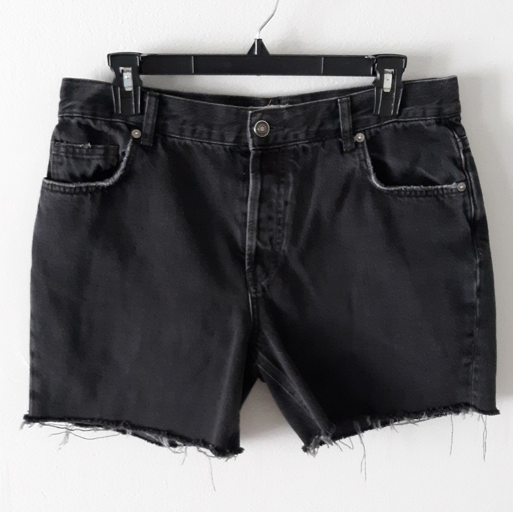 Free People Button Fly Jean Shorts 29